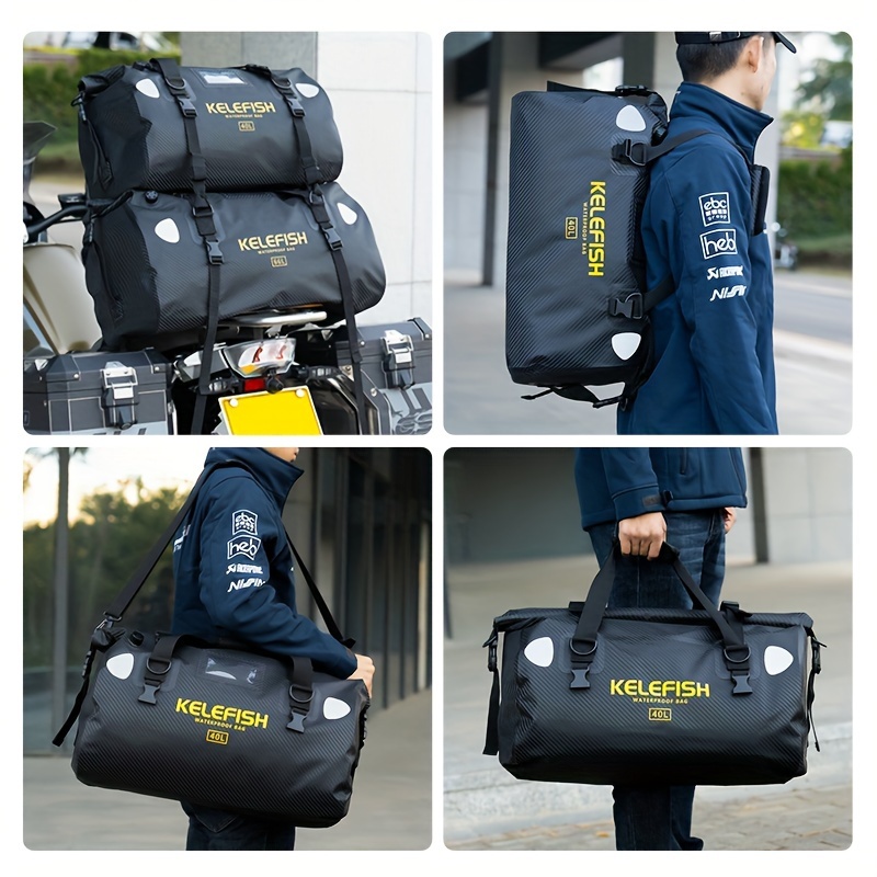 motorcycle dry bag waterproof reflective tail - Temu Oman