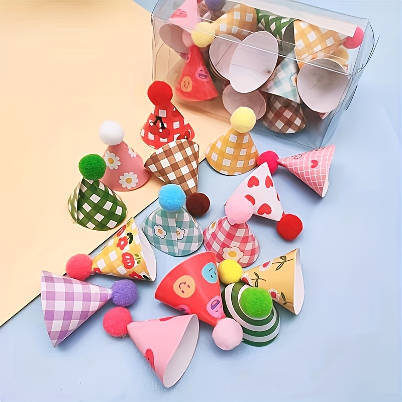 party hat gift decoration accessories colorful Temu Canada