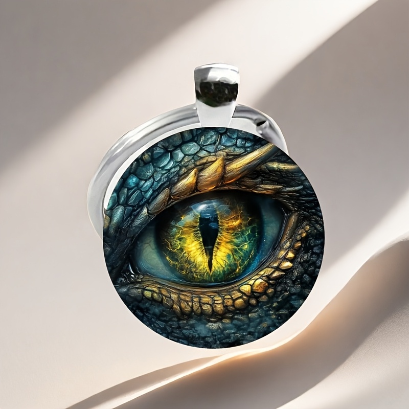 

Realistic Eye Keychain, Fashionable Zinc Alloy Men's Key Chain, Unique Gift, Creative Holiday Accessory, Eye Detail Design