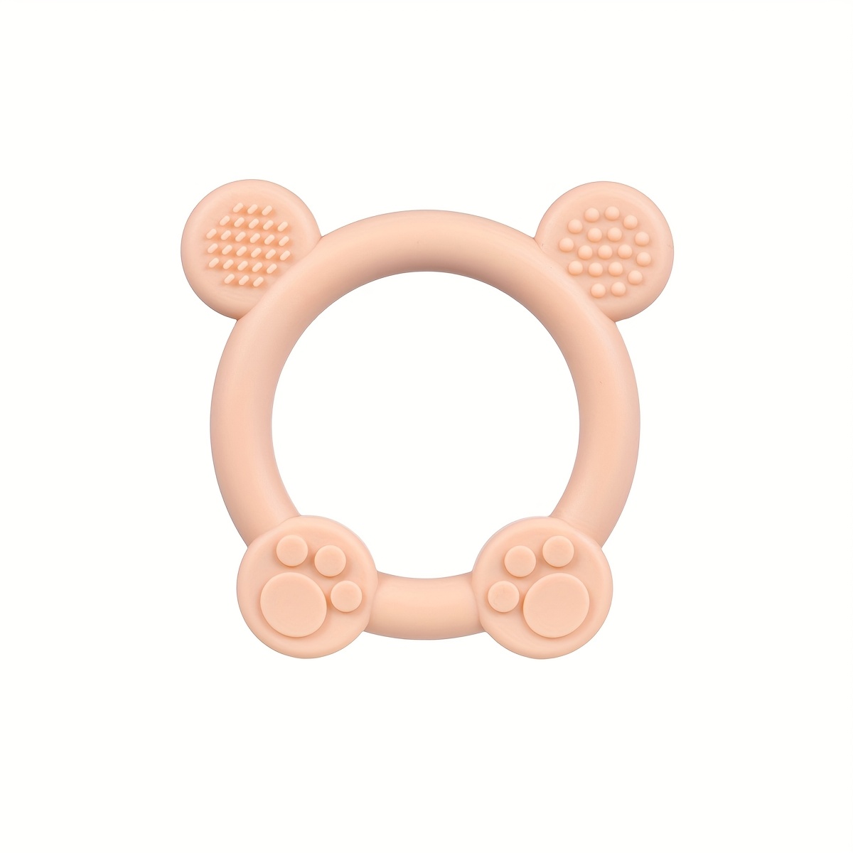 Silicone Baby Teether Animal Shapes Multifunctional Sensory Textures