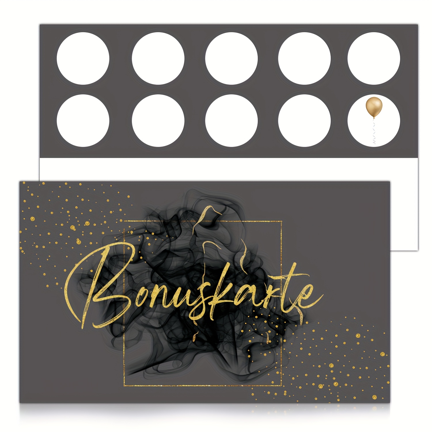 25pcs Points Card, High Quality Points Card, Business Customer , Hairdressing, Nail Art, Beauty Massage Salon, Catering, Coffee Shop, , Card Roll Size 90x54mm, 350g Thick Cardboard