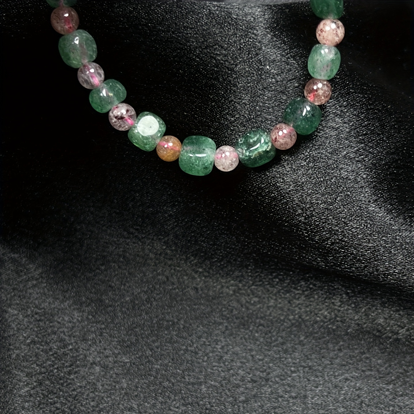 Multicolor Beaded Crystal Bracelet for Men & Women, Elegant Gift