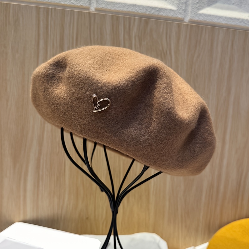 TEMU Autumn And Winter Bud Hat For Women, 2025 New Style, Makes Smaller And Pairs Well With Painter Hats And Berets