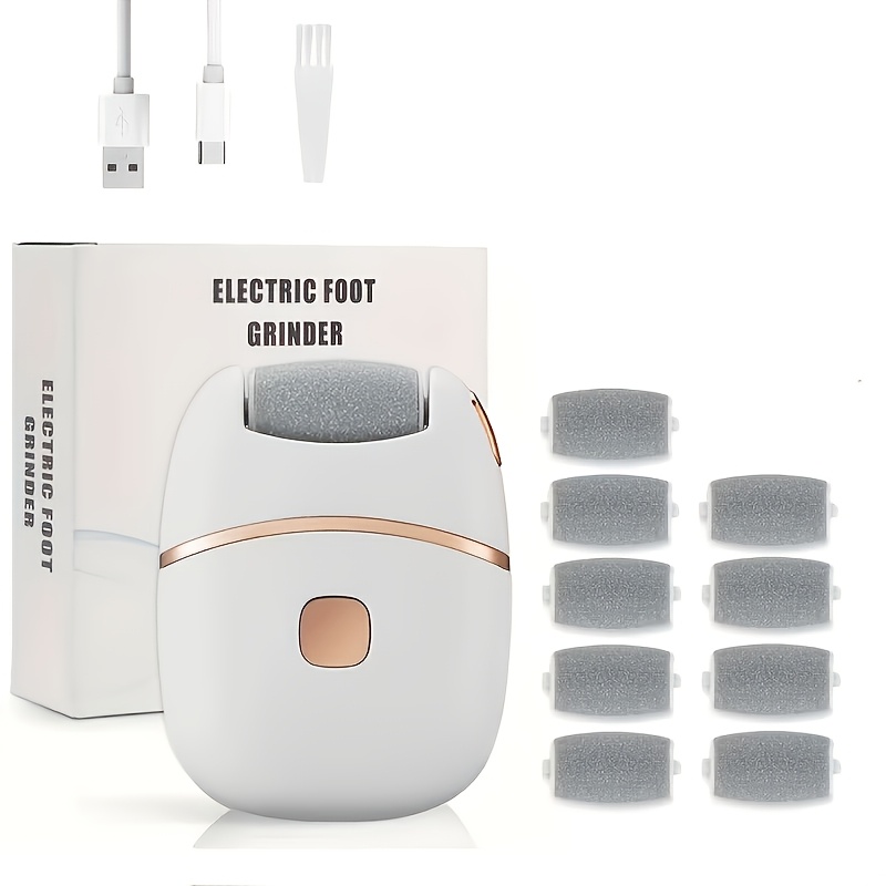 Electric Foot File / Remover With 9 Replacement Heads