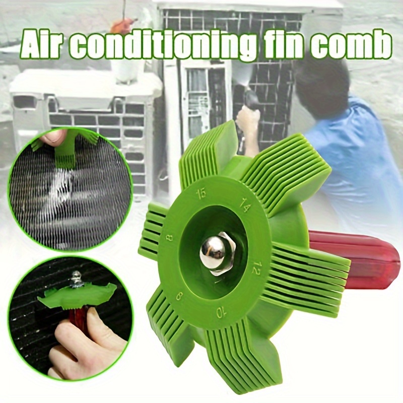 

1pc Universal Car Radiator Condenser Fin Comb, Air Conditioner Coil Straightener Hand Cleaning Tool, Auto Cooling System Repair