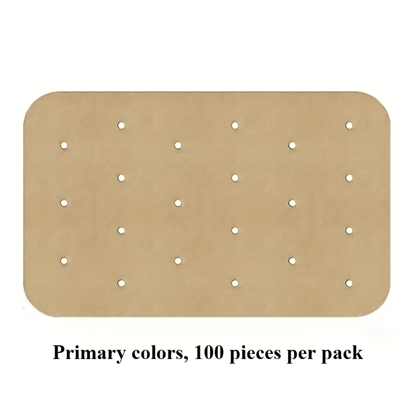 100pcs non stick rectangular parchment paper liners 5 5x8in disposable air fryer liners baking paper oil proof with perforated steamer liners for oven air fryer steamer kitchen utensils kitchen accessories home kitchen supplies Product details 4
