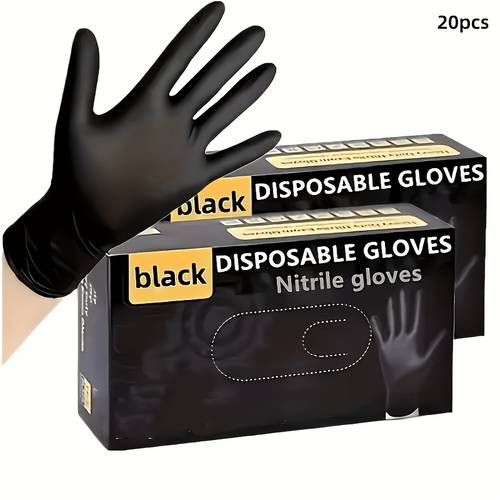 disposable nitrile gloves suitable for household cleaning dishwashing kitchen care hair dyeing in four sizes multifunctional cleaning gloves stylish cleaning gloves kitchen specific for