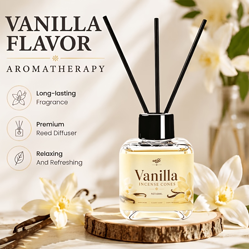 long lasting vanilla fragrance essential oil air freshener gentle warm   ideal for closets clothes storage spaces