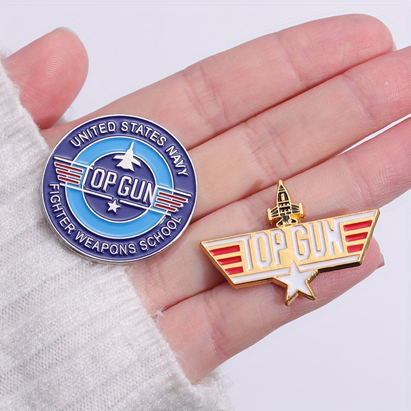 1 3pcs creative pilot aviation series medal enamel pins fun flip collar badge accessories hat backpack decorative accessories best friend gift
