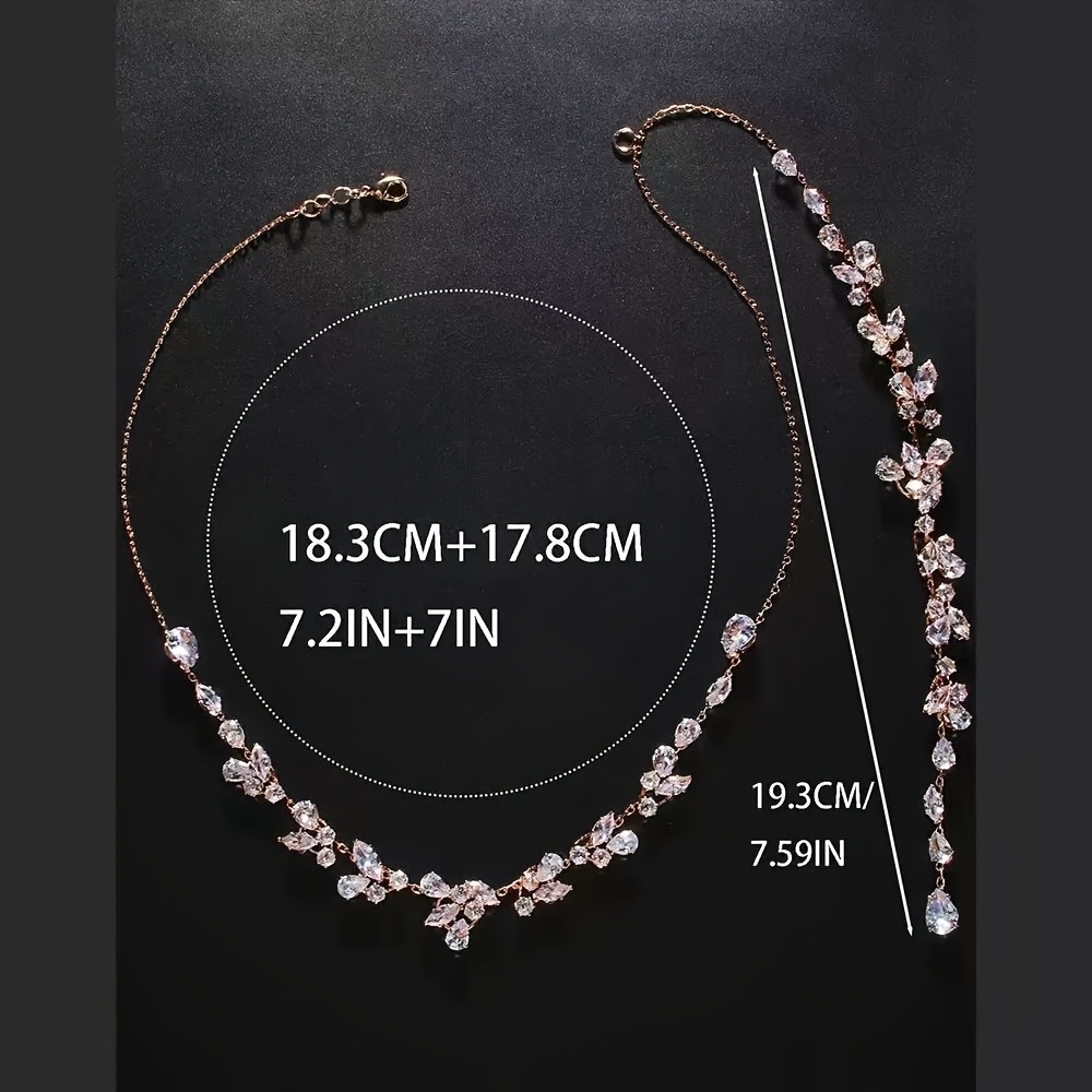 Luxurious Rhinestone Necklace, Sexy Bride Wedding Body Chain
