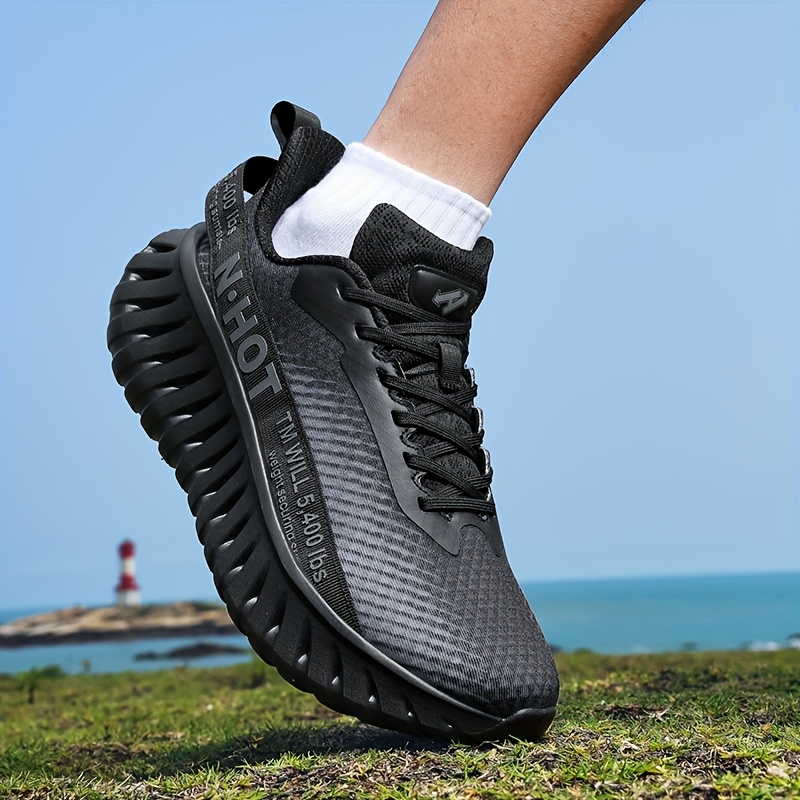 mens fashion sneakers breathable mesh casual shoes Product details 5