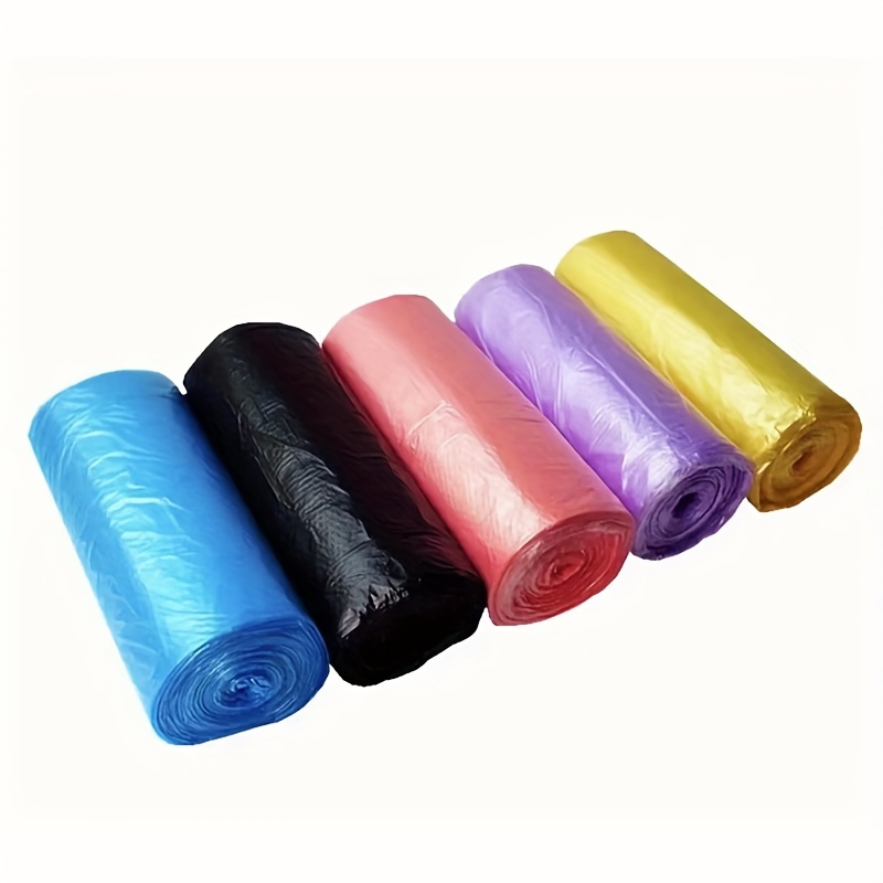 6 Rolls 90pcs Thickened Garbage Bags For Kitchen Bathroom Toilet ...