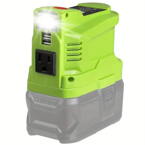 portable power inverter for ryobi 18v battery 150w inverters generator for ryobi 18v li w 2 usb led light ac outlet 18v to ac 110 120v modified sine inverter