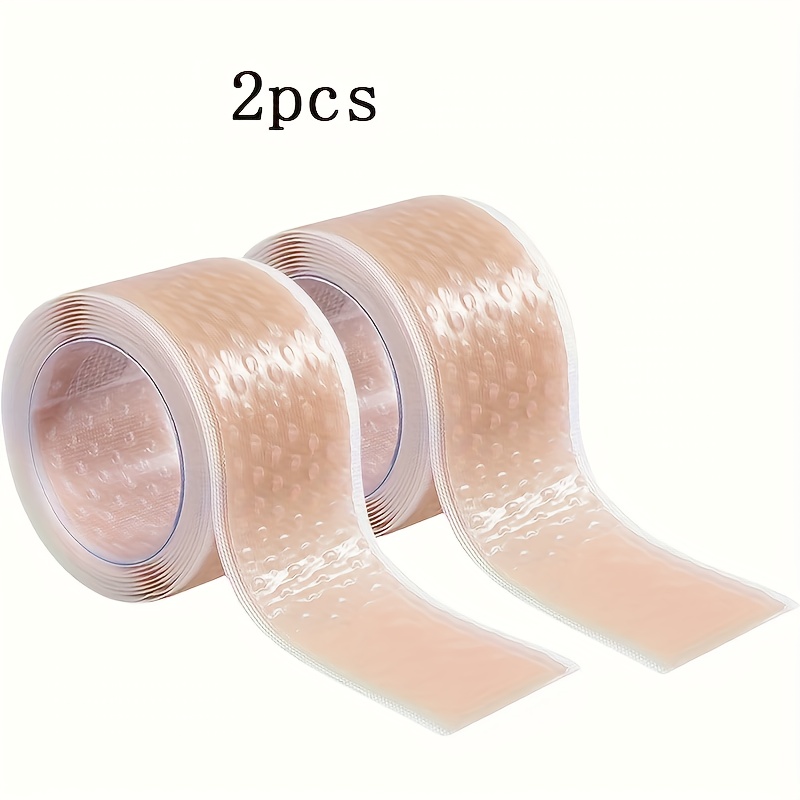 2 Rolls Expansion Band-transparent Ankle Protective Belt, For Feet, Hands And Toes, Shoe Friction, Prevent , Soft And Breathable