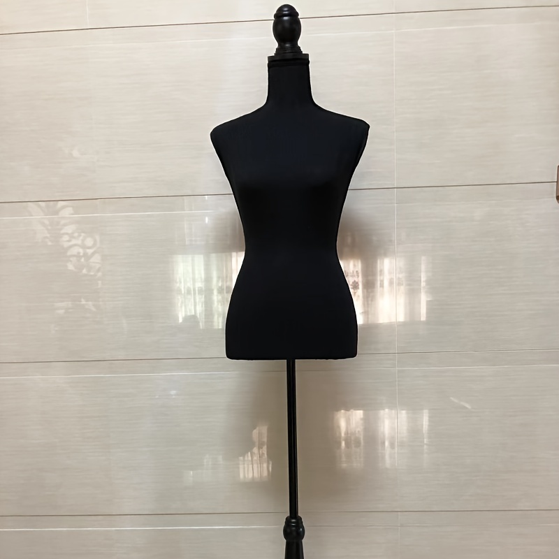 TEMU 1pc Adjustable Female Torso Form Display With Linen Cover And Tripod Stand For , Available In , Red, Black, Multicolor, , Green