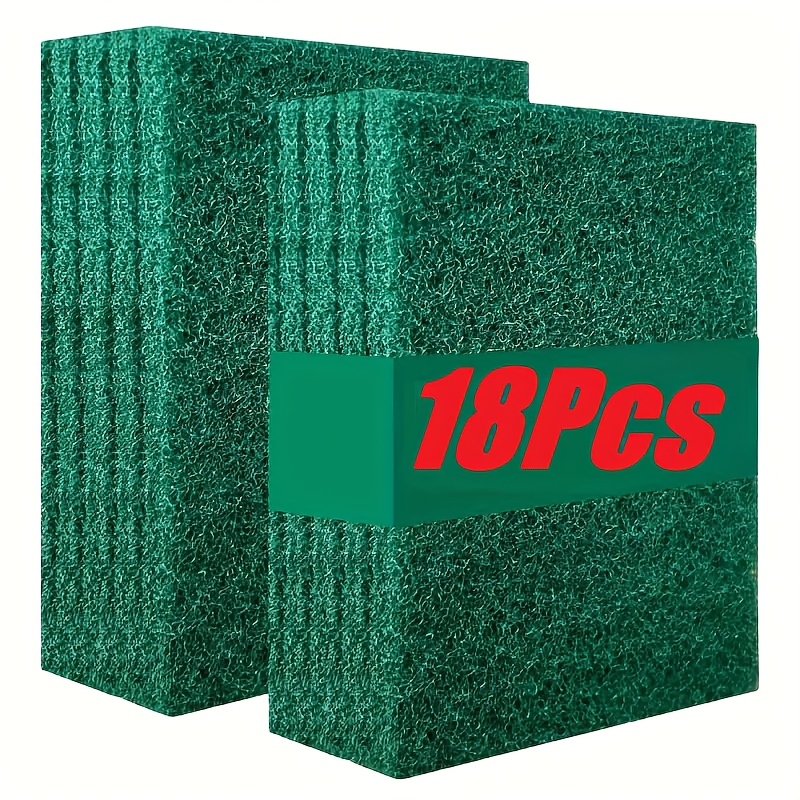 Image of 18/28/38/48/58 Premium Microfiber Cleaning Pads - Thick, Durable, And Absorbent Sponges, Reusable For Kitchen, Bathroom, Garage, And Outdoor Cleaning
