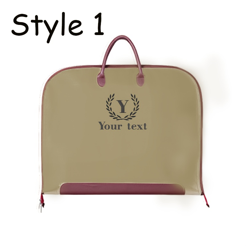 TEMU Monogrammed , Handle Garment Bag,gift For Groomsmen,father Of Groom,oxford Cloth ,groomsmen Gift Custom Name