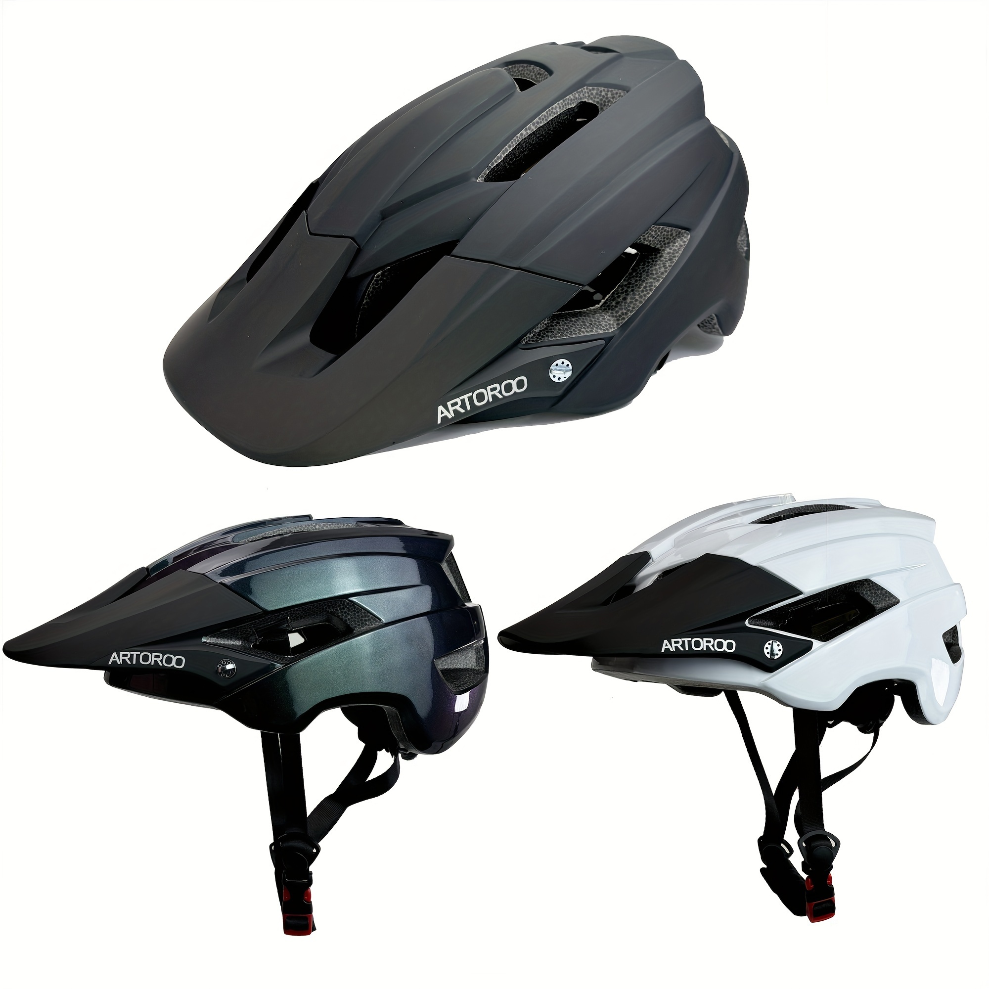 

Artoroo Adult Mountain Bike Helmet, Ultra-light Mtb Bike Helmet With Sports Goggles