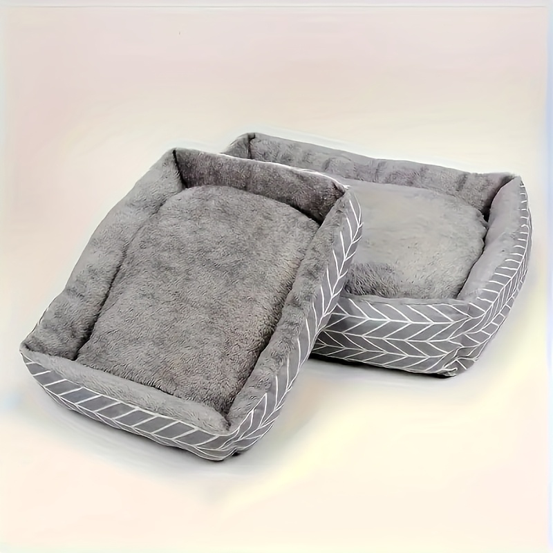 Winter Warmth Cat Bed - Ultra-Soft Plush Pad, No Assembly Required, 4 Sizes (M-XXL), Thick Cushion Suitable for Small, Medium, and Large Dogs & Cats, Pet Sofa, Comfortable Cat Nest, Oversized Cat Bed, Thick Cat Bed, High Quality, for Cat Lovers