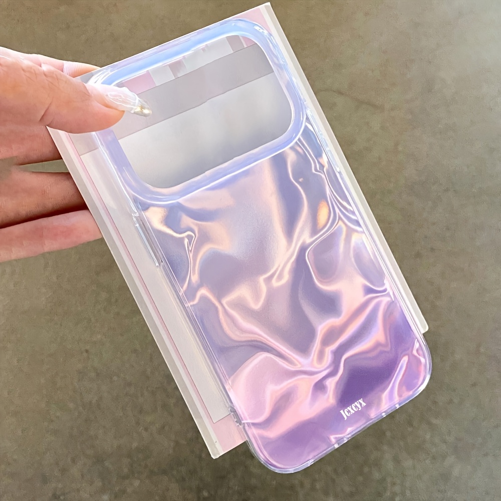 TEMU Phone Case: Gradient Water Ripple Phone Case For Iphone, Compatible With Iphone 11/12/13/14/15/16/17, Iphone 16/15/14/13/12/11 Pro Max,