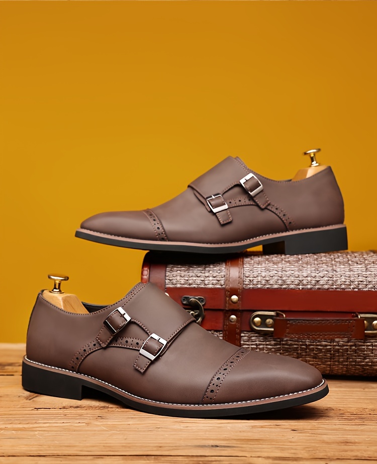 plus size mens casual square toe dress shoes beige trendy - Temu