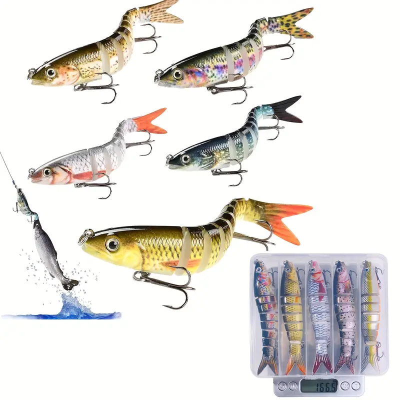3 5pcs fishing lures freshwater saltwater lifelike swimbait - Temu 3 5pcs fishing lures freshwater saltwater lifelike swimbait - Temu