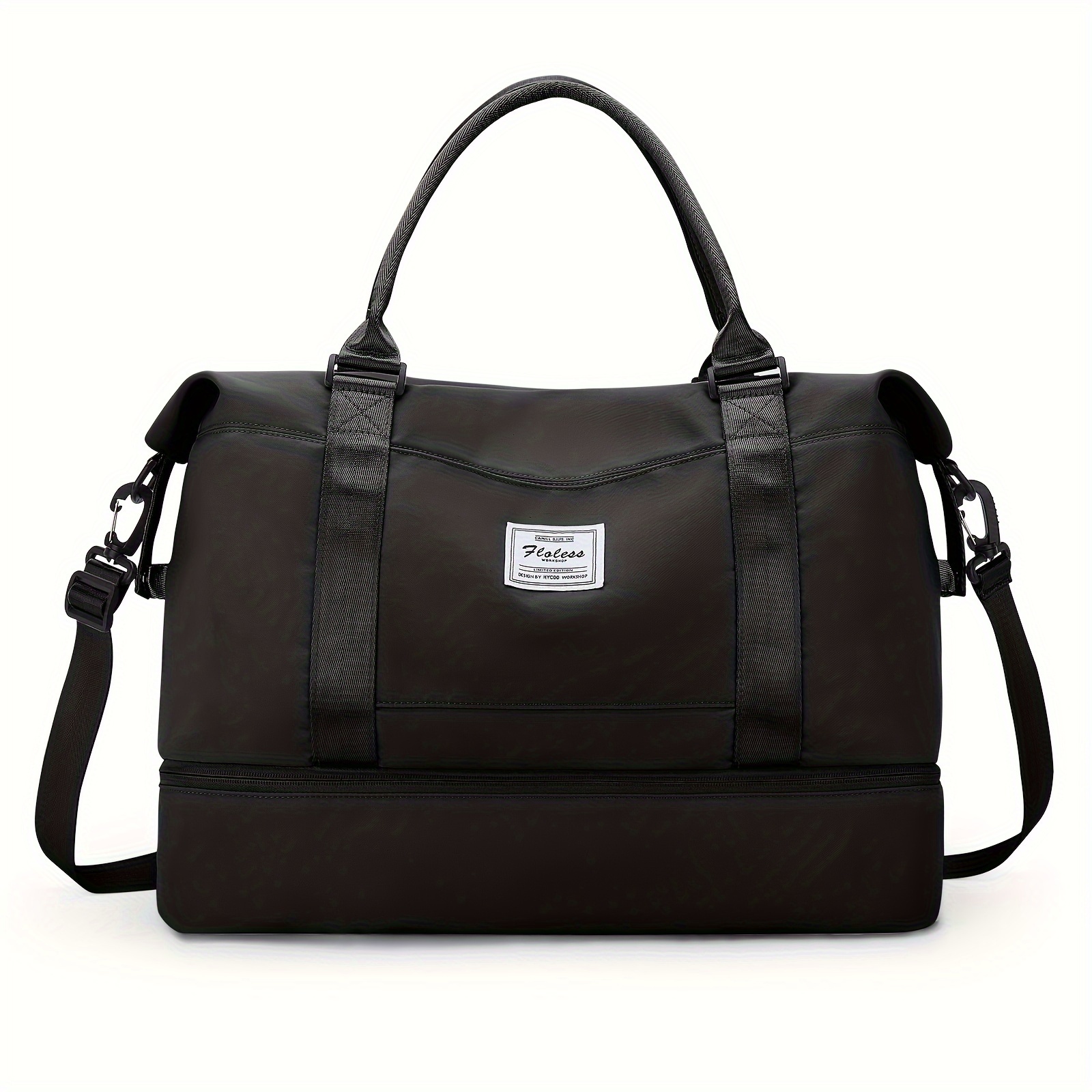 Image of Travel, Large Carry-on Bag, Sports Tote And Women's Overnight Bag, Luggage Gym Tote