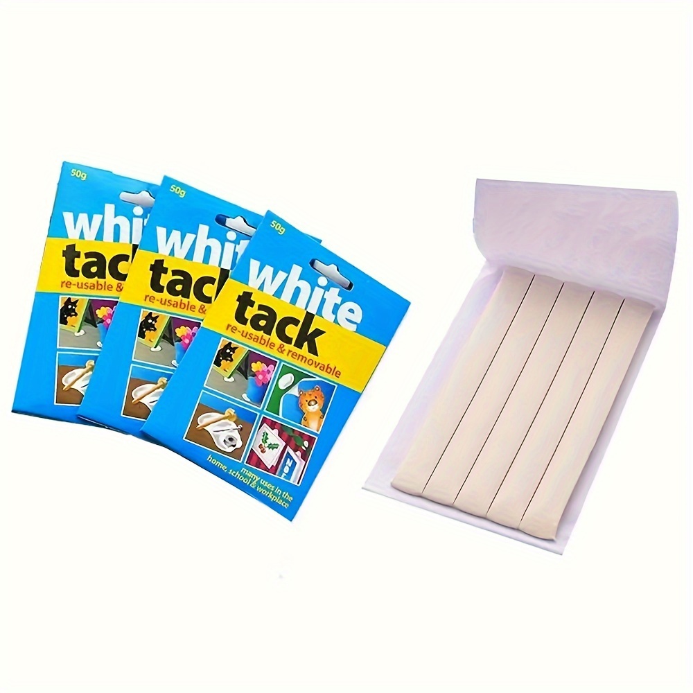 

Reusable Adhesive , 50g - For Hanging, Cleaning & Mounting, No Batteries Needed