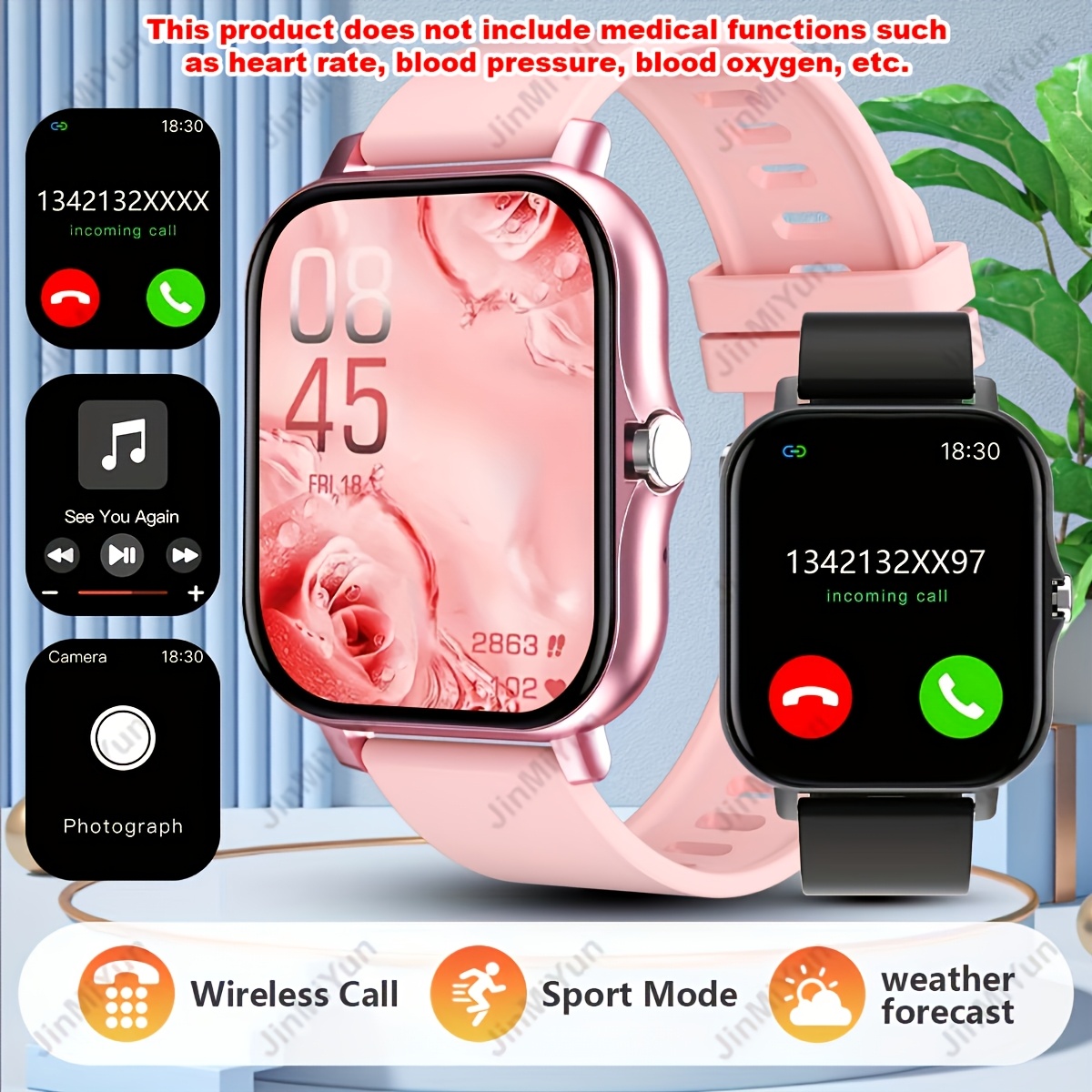 Smartwatch Reloj Pantalla Completa Reloj Inteligente T800 Pantalla