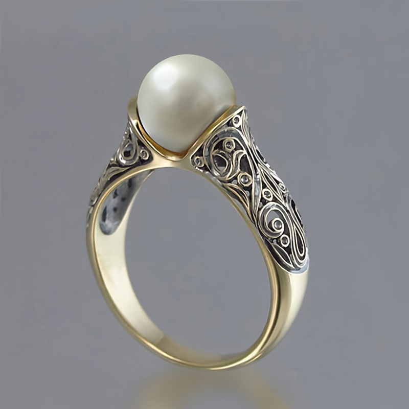 

Vintage-inspired With Pearl - Intricate Design For Women, Ideal For Anniversaries, Weddings & Parties