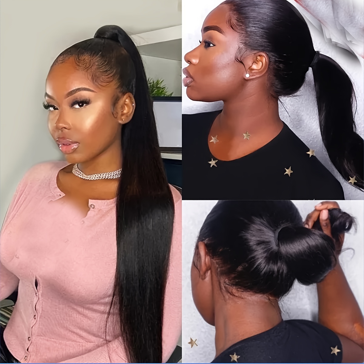 360 Full Lace Wig With 200% Density, Straight Style, Made From Human Hair For Women, Pre-plucked