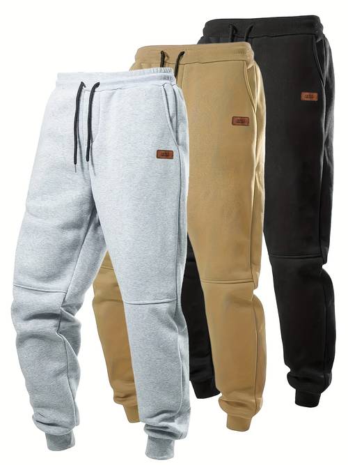 3pcs 3 pc mens autumn and casual pants mens autumn and winter warm casual pants mens autumn and winter running pants autumn and winter outdoor pants jogging outdoor sports pants warm and thickened great gift