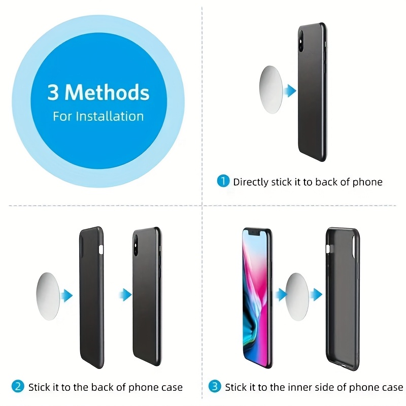 L-Shaped Universal Air Vent Metal Car Phone Mount, Aluminum Alloy, Magnetic, Rust Resistant, with Air Conditioner Outlet Mounting Type for Car
