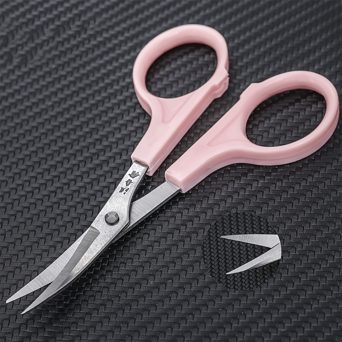 A Pair Of Curved Scissors For Cutting Threads In Cross-, Small Curved Scissors For Fabric Cutting, Precision Cutting Sewing Tools