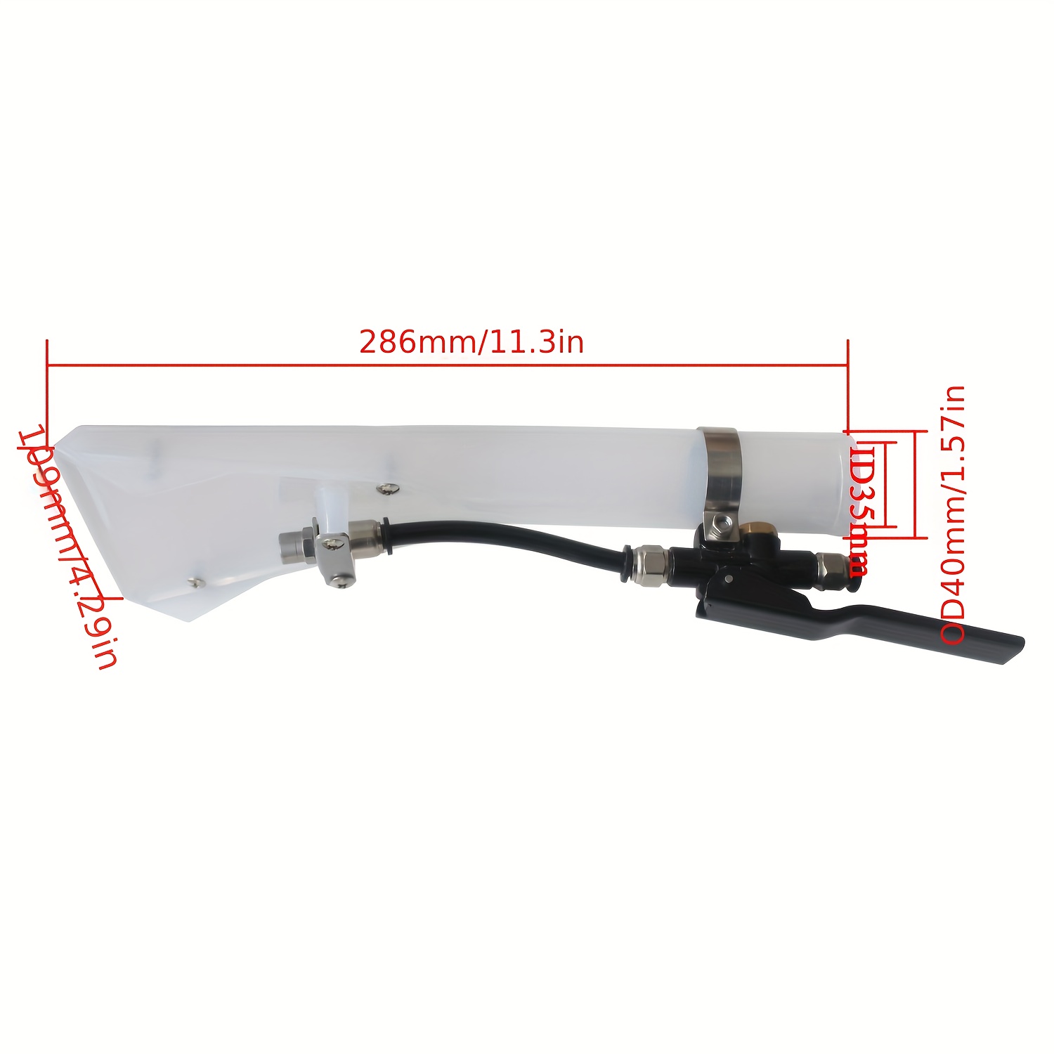 Extraction Nozzle For Vacuum Extraction Upholstery Nozzle Wand For Carpet Shampoo Cleaner Steam Injection Extraction Sofa Car