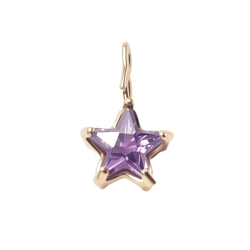 Star-Shaped Zirconia Pendant for Back-To-School Season