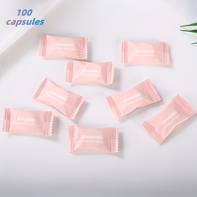 100 Disposable Compressed Towelettes, Portable Face Towel For Travel, Suitable For Camping, Gym And Makeup Removal