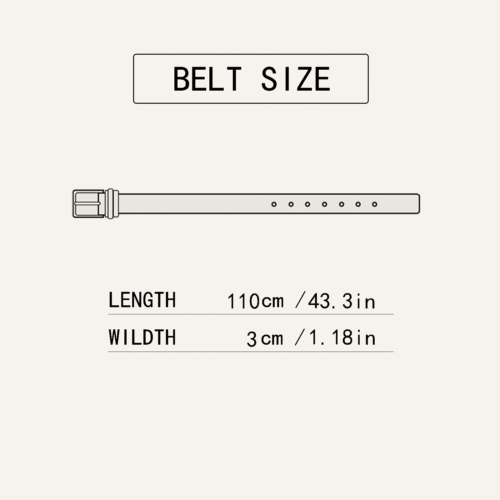 1 Women's Belt, Ins Elastic Simple New Versatile Fashion Decorative Jeans Belt