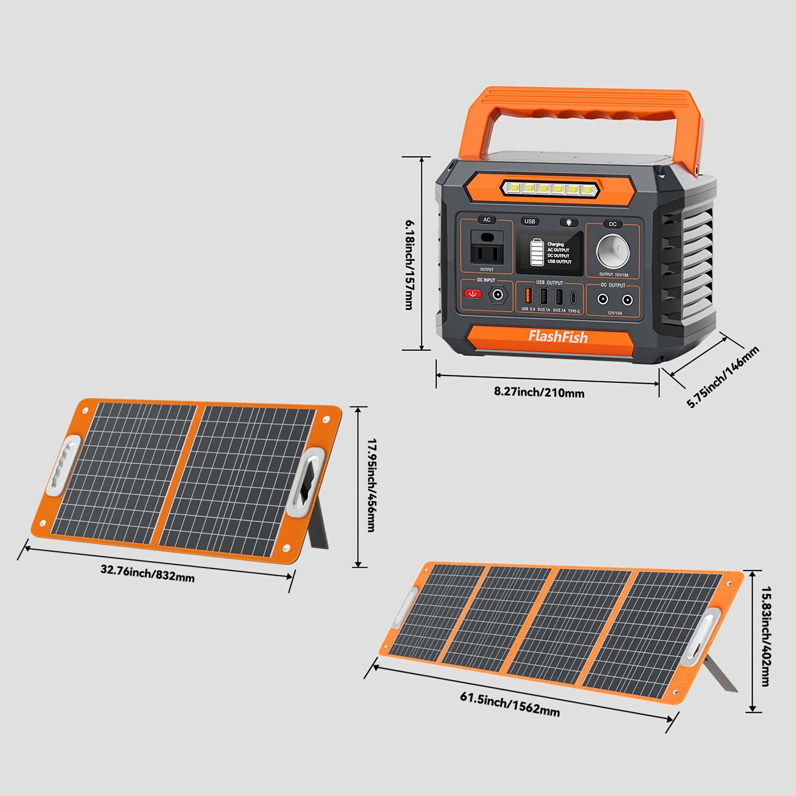 solar generator 300w 230 88wh portable power - Temu