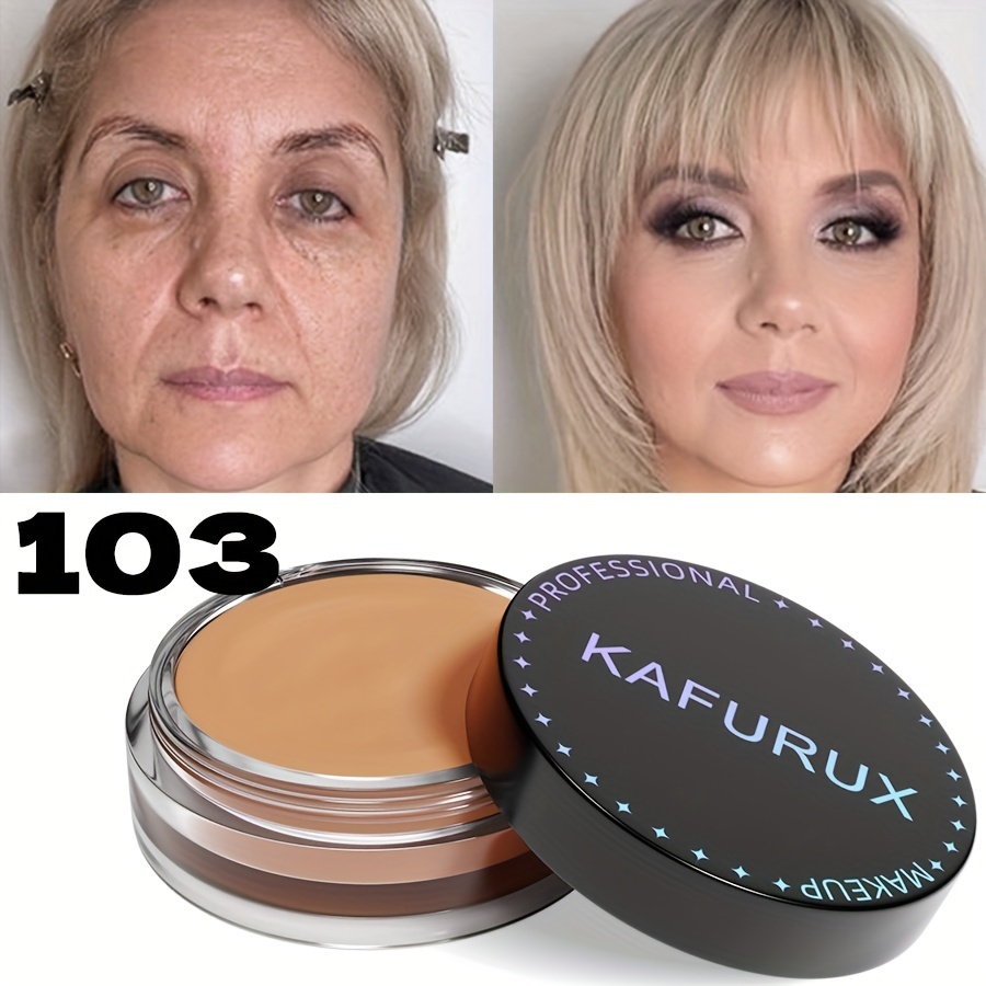 Liquid Foundation & Concealer - Waterproof, Sweatproof, Long-lasting, Non-greasy Formula For Tones - Covers Freckles & Wrinkles, Enhances Radiance, Elasticity, Skin Tone Adjustment