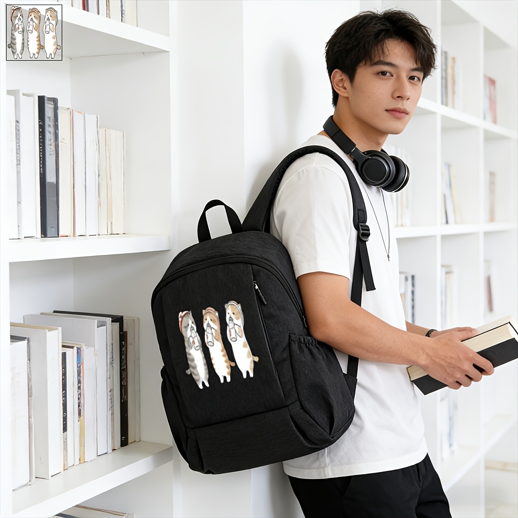 품목 사진 패션 백팩, 캐주얼 데일리 가방, 여행용 대용량 비즈니스 가방, 소재, 조절 가능한 어깨 스트랩, 지퍼 잠금, 통근 백팩, 캐주얼 백팩, 랙스백, 직장, 여행, 하이킹, 러닝에 적합