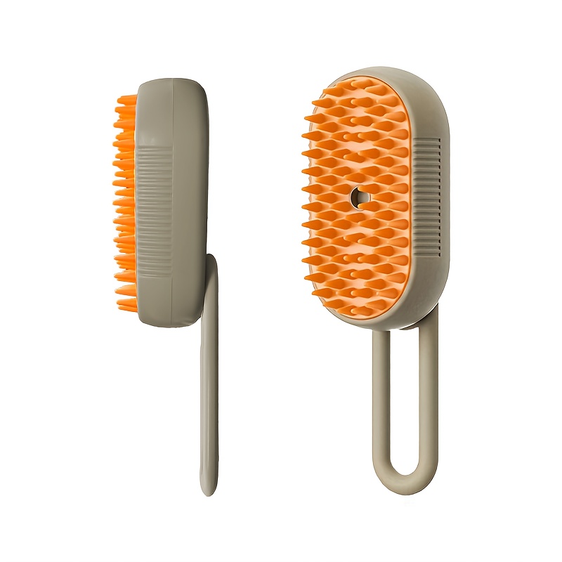 Image of Pet Grooming Tools Including A Comb, Spray, And Steam Brush For Removing Cat And Dog Hair