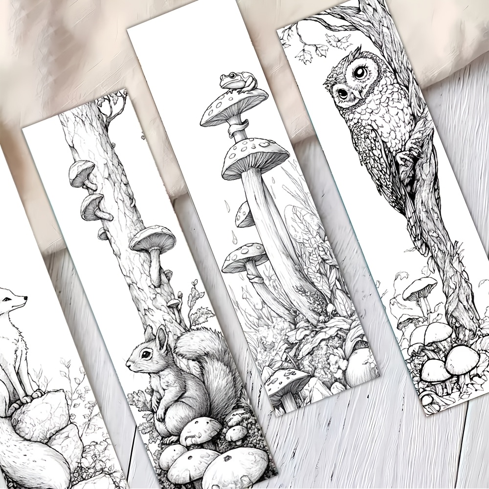 TEMU 32pcs Set Of Forest Animal Bookmarks, Ideal For Book Lovers, Including Woodland Animal Page Markers And Deer - Gift For Teachers, Reading