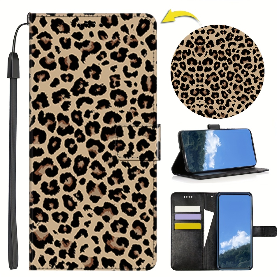 TEMU Phone Case: Uv Print Synthetic Leather Flip Uv Print Phone Case For Sumsang Galaxy A20 30 21 S 22 32 33 35 34 A 2 3 4 5 S 4g 5g Cover Card Slot