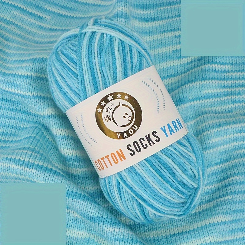Image of 1pc 50g Acrylic Cotton Hand Knitting Yarn Colorful Crochet Yarn Knit Blanket Sweater Hat Sock Scarf Crocheting Bag Amigurumi Slipper Thread 175meter 6889.7 Inch