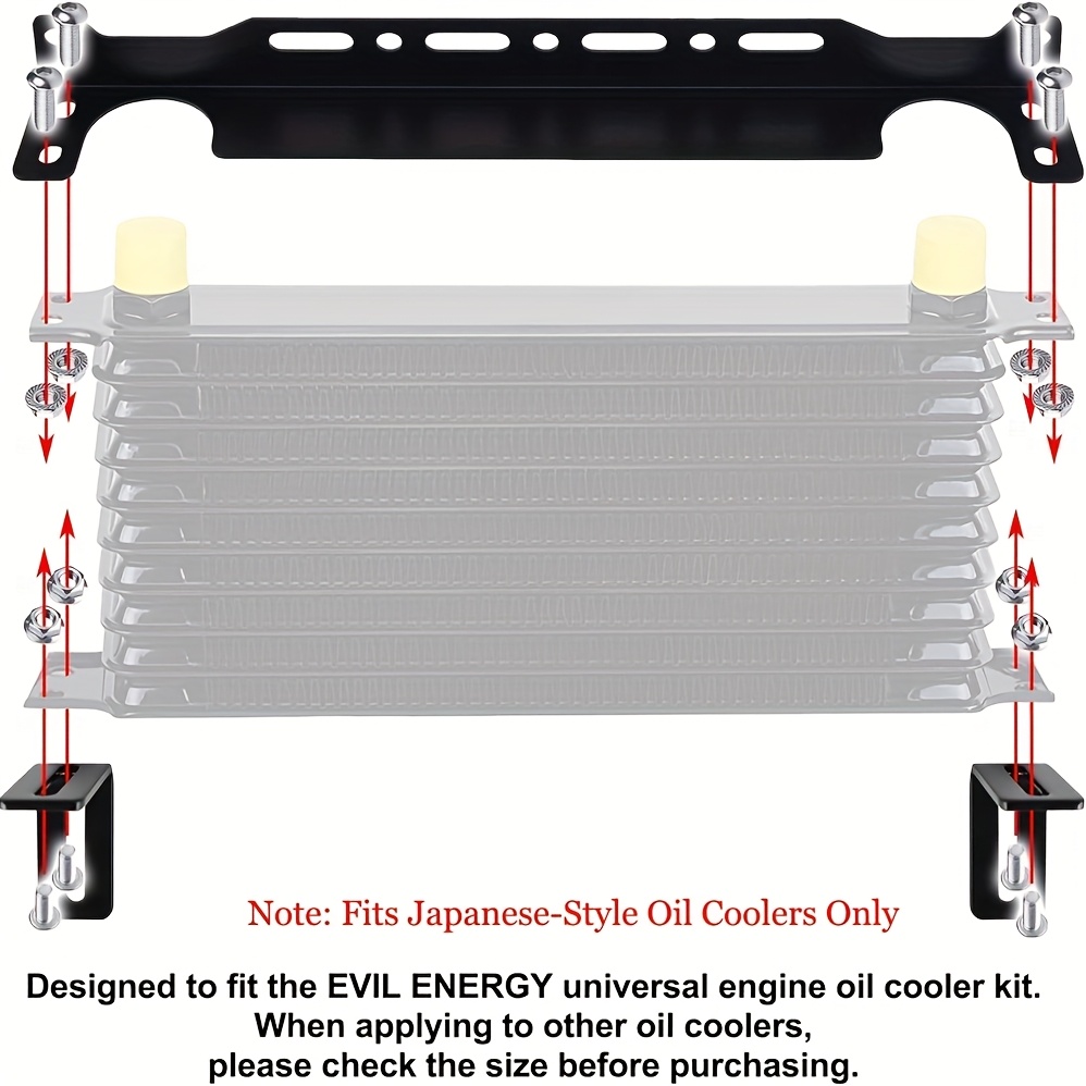 Kit Refroidisseur D'Huile Moteur 13 Rangées - AN10 Performance Voiture