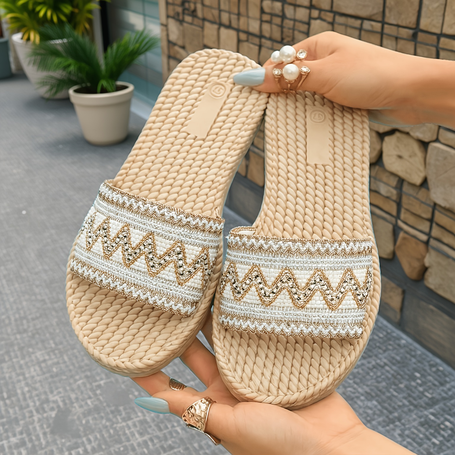 TEMU Zapatillas Versátiles para Mujer, Estilo Bohemio Minimalista | Estilo Chino | Estilo Étnico | Zapatos para Damas