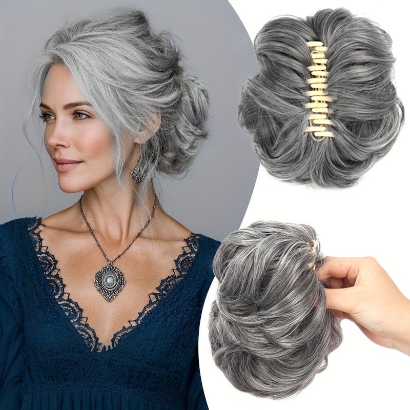 Messy Hair Clips, Artificial Hair Extensions, Hair Ties/buns/wigs (women's Style)