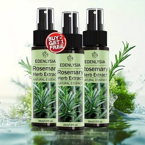 buy 2 rosemary herb extract get 1 free strengthen hair split ends dryhair damaged hair make thin fully volume for christmas and valentines to carry when traveling