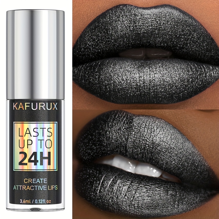 Funki Schwarzer Lippenstift – 1 Tube, Für Kostüm-Make-up & Gothic-Looks, Hautverträglich